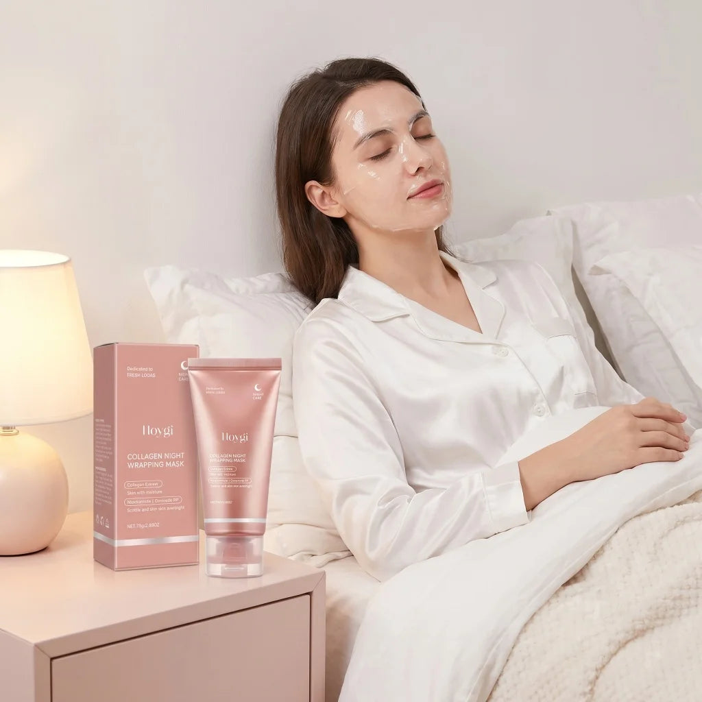 Hoygi Collagen Peel-Off & Night Mask 🌙 — Deep Hydration, Anti-Wrinkle & Radiant Complexion 75g
