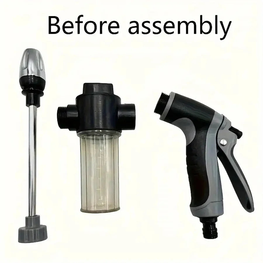 Pistolet Haute Pression Portable 💦 — Lavage Voiture, Arrosage Jardin & Nettoyage Multifonction