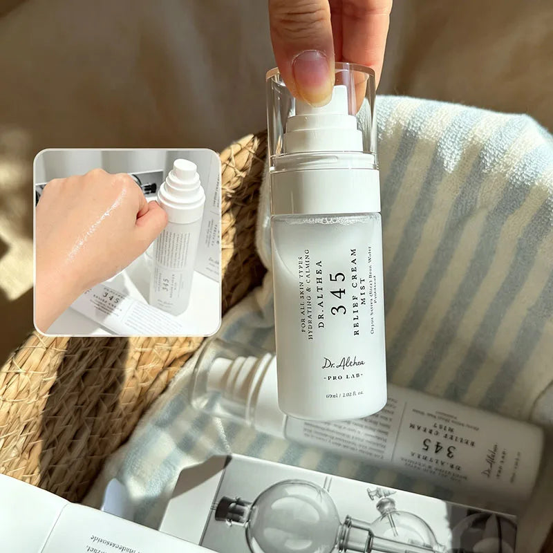 Dr. Althea Brand 345 Relief Cream Mist 147 Antioxidant Nature Skincare Products Whitening Brightening Non-Greasy Soothing Skin