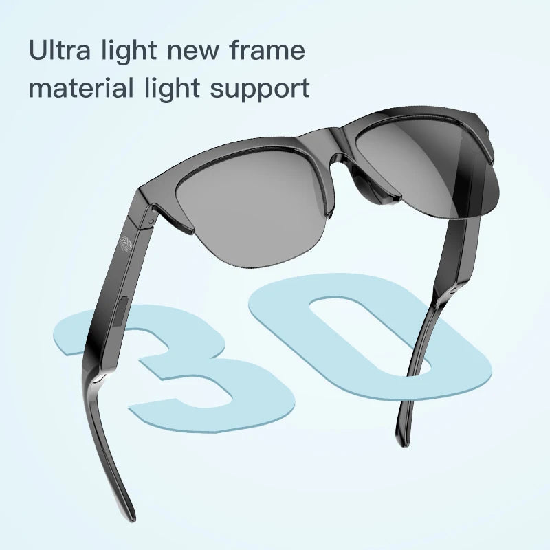 Lunettes audio Bluetooth Koipsse F06 noires 🕶️