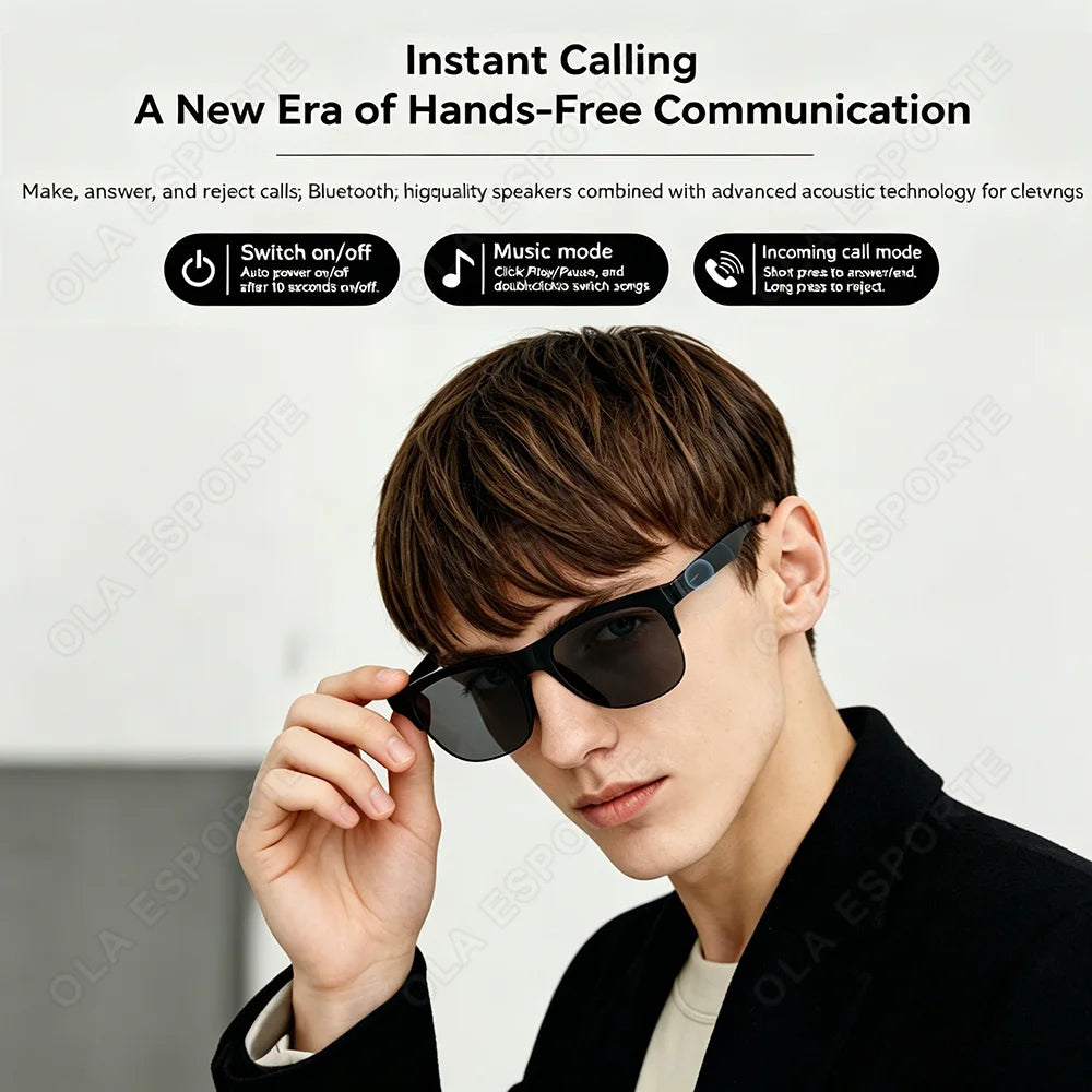 Lunettes audio Ola Esporte et options au choix 🕶️